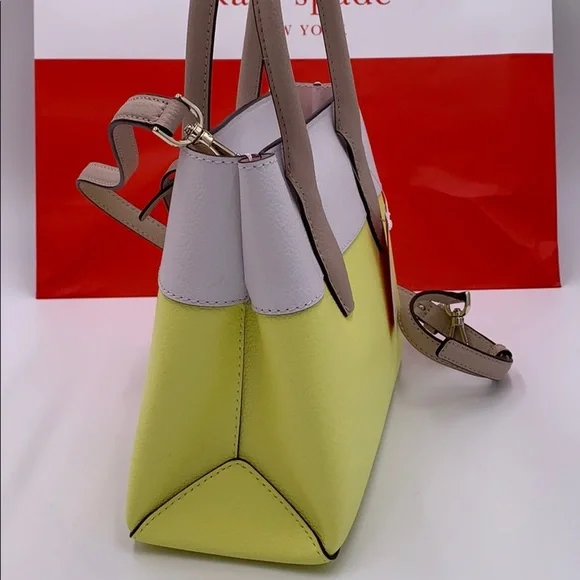 Kate Spade Eva Small Top Zip Satchel limelghtml